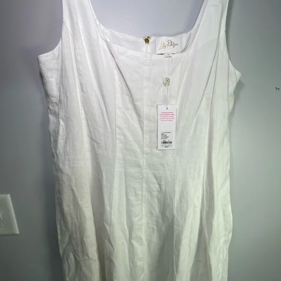Lilly Pulitzer Calina Linen Midi Dress – NWT – Size 14 - Picture 6 of 7